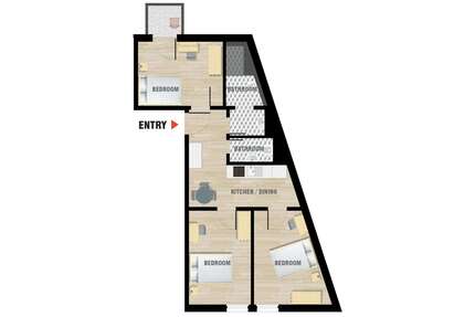 WG-Zimmer in Berlin 740,00 € 11 m²