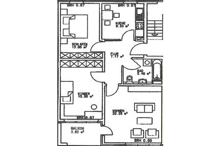 Broitzem - 3 Zimmer WohnungStellplatz - 74 qm - Braunschweig