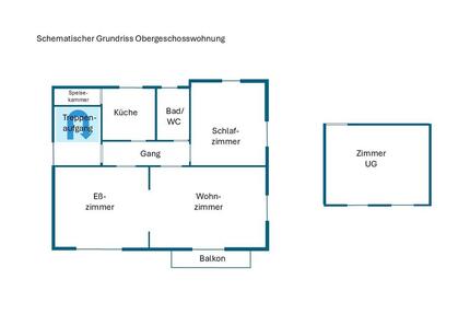 3-Zimmerwohnung + separates Zimmer + Garage in Leonberg-Ramtel