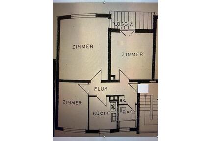 Schön geschnittene 3 Zimmer Wohnung mit Balkon in Gartenstadt - Ludwigshafen am Rhein Ludwigshafen-Oggersheim