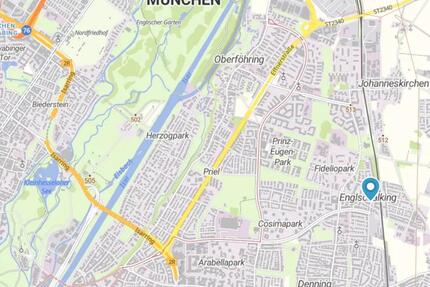 Englschalking: Schöne Anlage 3Zi.-EG-Mais.-WHG, 2 Bäder, EBK, Terr., kl. Garten Airport S8 2Min - München Bogenhausen