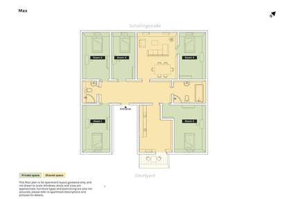 WG-Zimmer in München 1.239,00 € 14 m²