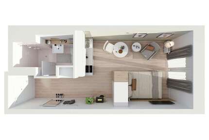 Wohnen auf Zeit in Hamburg 1.289,00 €