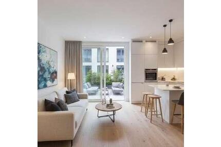 Möbliertes 1 Zimmer Apartment mit großer privater Terasse - Berlin Steglitz-Zehlendorf