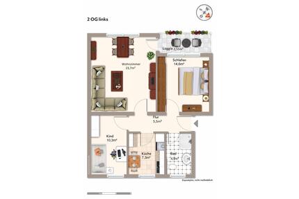 Nachmieter für 3 Zimmer Wohnung in Töging - Töging am Inn