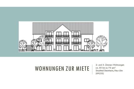 3-Zimmer Wohnung mit WBS Stufe 2 in Steinheim - Neu-Ulm Burlafingen