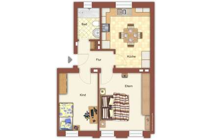 Wohnung zum Mieten in Mönchengladbach 529,00 € 53 m²