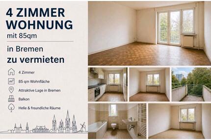 4 Zimmer Wohnung in Bremen-Gröpelingen zu vermieten