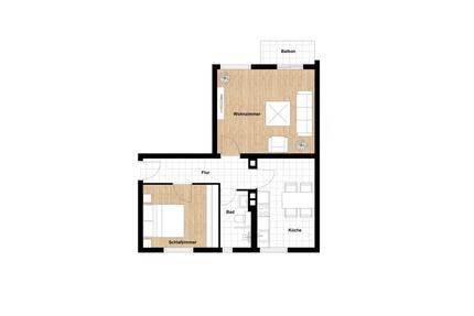 2 Zimmer Wohnung zu vermieten mit PKW-Stellplatz - Ingolstadt Südost