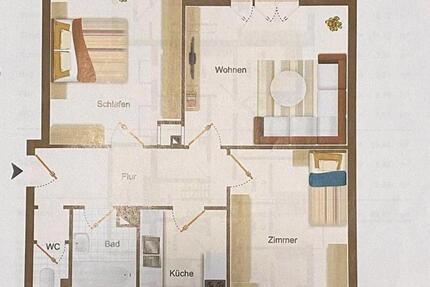 3 Zimmer Wohnung mit Balkon in Korntal-Münchingen