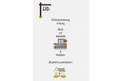 3 Zimmer Wohnung&Balkon in Sinzig-Koisdorf ab sofort zu vermieten