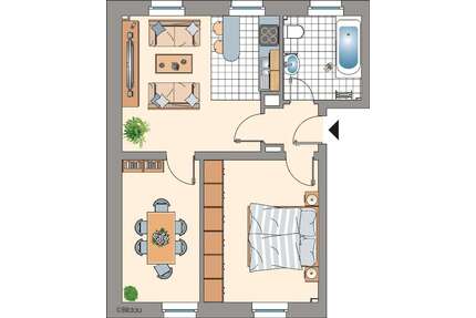 Wohnung zum Mieten in Gelsenkirchen 379,00 € 46.97 m²