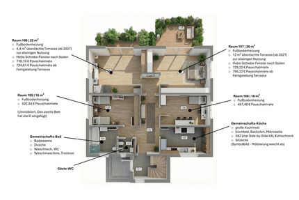WG Gründung in Dresden Bühlau - 11,00&nbsp;EUR Kaltmiete, ca.&nbsp; 25,00&nbsp;m&sup2; in Dresden (PLZ: 01324) Loschwitz