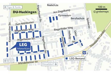 Wohnung zum Mieten in Duisburg 409,00 € 42.1 m²
