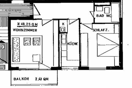 2-Zimmer Wohnung mit Balkon Ingolstadt Unterhaunstadt