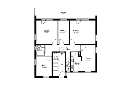 Renovierte Wohnung zu vermieten - 4,5 Zimmer - Garage, Garten - Maselheim