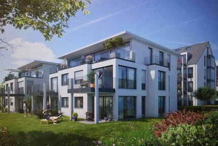 Wohnen am Stadtgarten - exklusive 2-Zimmer Wohnung - barrierefrei - mod. Küche - KFW 55 - Böblingen