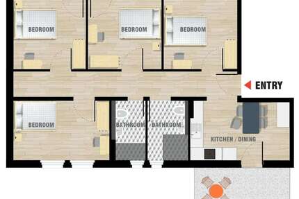 WG-Zimmer in Berlin 730,00 € 11 m²