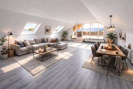 Lichtdurchflutete Wohnung mit großem Wohnzimmer und Dachterrasse - Wuppertal Langerfeld