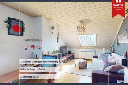 2-Zimmer Dachgeschosswohnung || Lichtdurchflutet || Beliebte Lage in Brühl