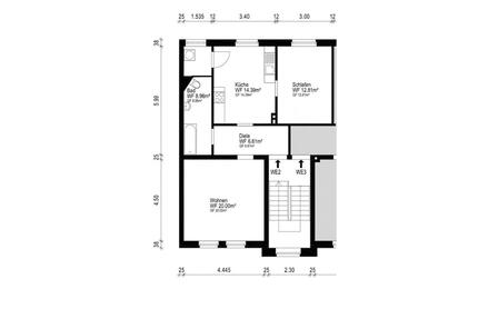 helle 2-Zimmer-Wohnung in zentraler Lage direkt an der U-35 - Bochum Altenbochum