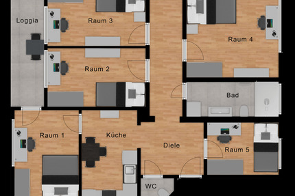 WG-Zimmer in München 800,00 € 11 m²