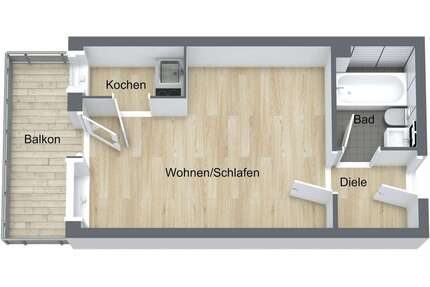 Wohnen auf Zeit in Munich 1.650,00 €