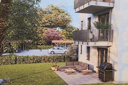 NEUBAU Erstbezug! 2 Zimmer mit 100 m² Garten, Tiefgarage, EBK - Norderstedt Friedrichsgabe