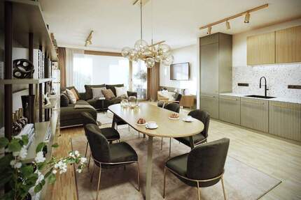 6.2.4 Kochen ohne Kompromisse – 3 Zimmer mit separater Küche & Loggia - Dresden Innere Altstadt