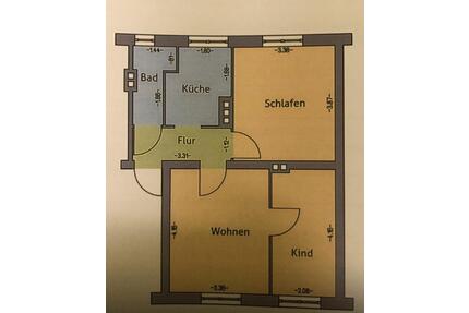 Wohnung in Reutershagen - 600,00&nbsp;EUR Kaltmiete, ca.&nbsp; 48,00&nbsp;m&sup2; in Lambrechtshagen (PLZ: 18069)