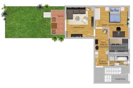 Wohnen auf Zeit in Essen 910,00 €