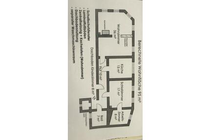 Mietwohnung 4 Zimmer 95m2 Wilkau Haßlau Zentrum - Wilkau-Haßlau