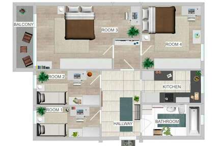 WG-Zimmer in München 640,00 € 8 m²