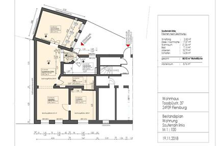 OFFENE BESICHTIGUNG: 3-Zi.-Hofwohnung, 2er-WG oder Paar - Flensburg Altstadt
