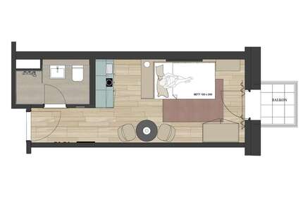 Wohnen auf Zeit in Frankfurt am Main 870,00 €