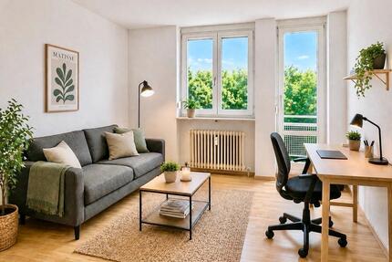 Helles WG-Zimmer in 3-Zimmer Wohnung für Studentinnen in Ulm