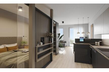 **NEUBAU** Exclusives 1,5 Zimmer Apartment teilmöbliert mit Einbauküche - Coburg