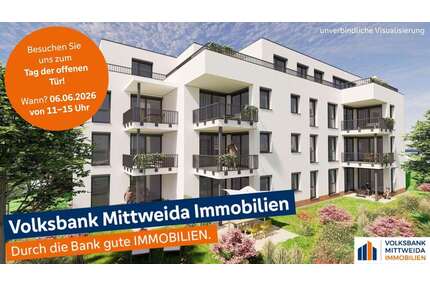 Erstbezug! Moderne 3-Zimmer Wohnung mit Garagenstellplatz - Hartmannsdorf