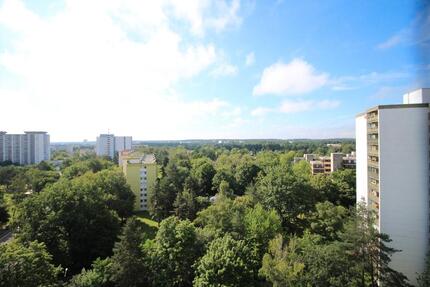 Panoramablick in Langwasser - helle 2 Zimmer Wohnung im 12. Stock - Nürnberg