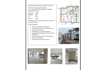 3-Zimmer EG Wohnung in Pfullendorf ab 01.04.2026