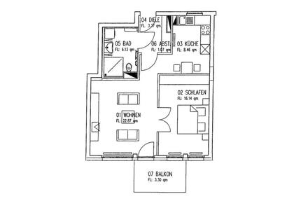 2-Zimmer Seniorenwohnung mit Balkon Seniorenresidenz Lilienpalais - Pfungstadt