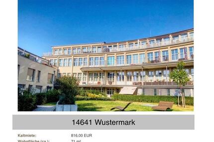 Helle 3-Zimmer Erdgeschosswohnung mit Terrasse zum 01.07 - Nauen