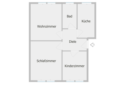 ~ Ruhige und familienfreundliche 3-Raum-Wohnung für Individualisten zum selber renovieren~ - Duisburg Duisburg-Mitte