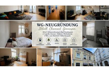 Mitten im Herzen von Bad Oeynhausen | WG-Neugründung | 116 m² Altbau | 2er oder 3er WG