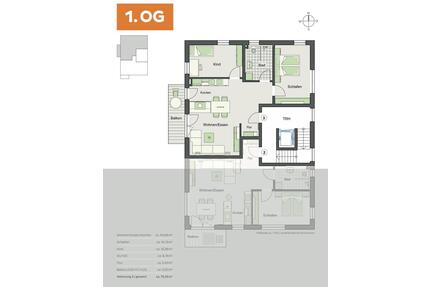 Moderne, energiesparende 3-Zimmer Wohnung in Illertissen - Neu-Ulm Burlafingen