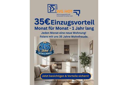 Moderne sanierte Altbau-Wohnung mit Einbauküche, 2-Zimmer in Wüstenbrand - Hohenstein-Ernstthal