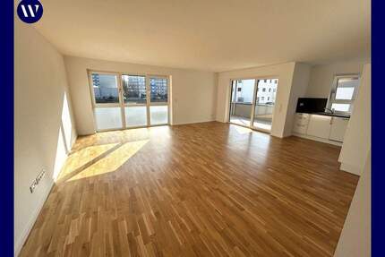 Moderne helle 4 Zimmer mit großem Süd-West-Balkon, Einbauküche, 2 Bäder, Abstellräume, TG-Platz - Liederbach
