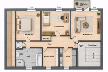 3-Zimmer Wohnung in Oberursel Nord zu vermieten - Oberursel (Taunus)
