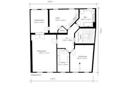 126m² Altbau-Traum im DG: Hell, 4 Zimmer & Garten, Zelckstraße - Rostock