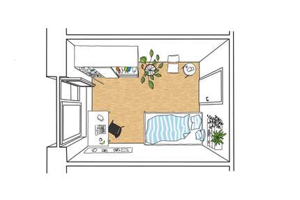 WG-Zimmer in Mannheim 469,00 € 12 m²